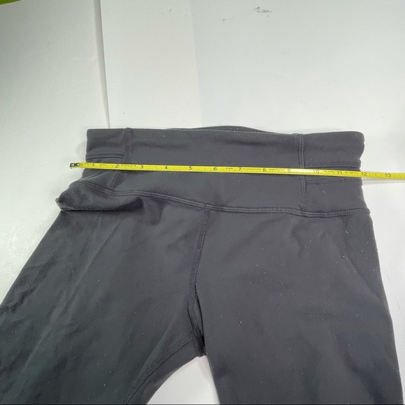Lululemon Athletica Womens Size 4 Black Stretch Leggings Pants - Picture 5 of 7